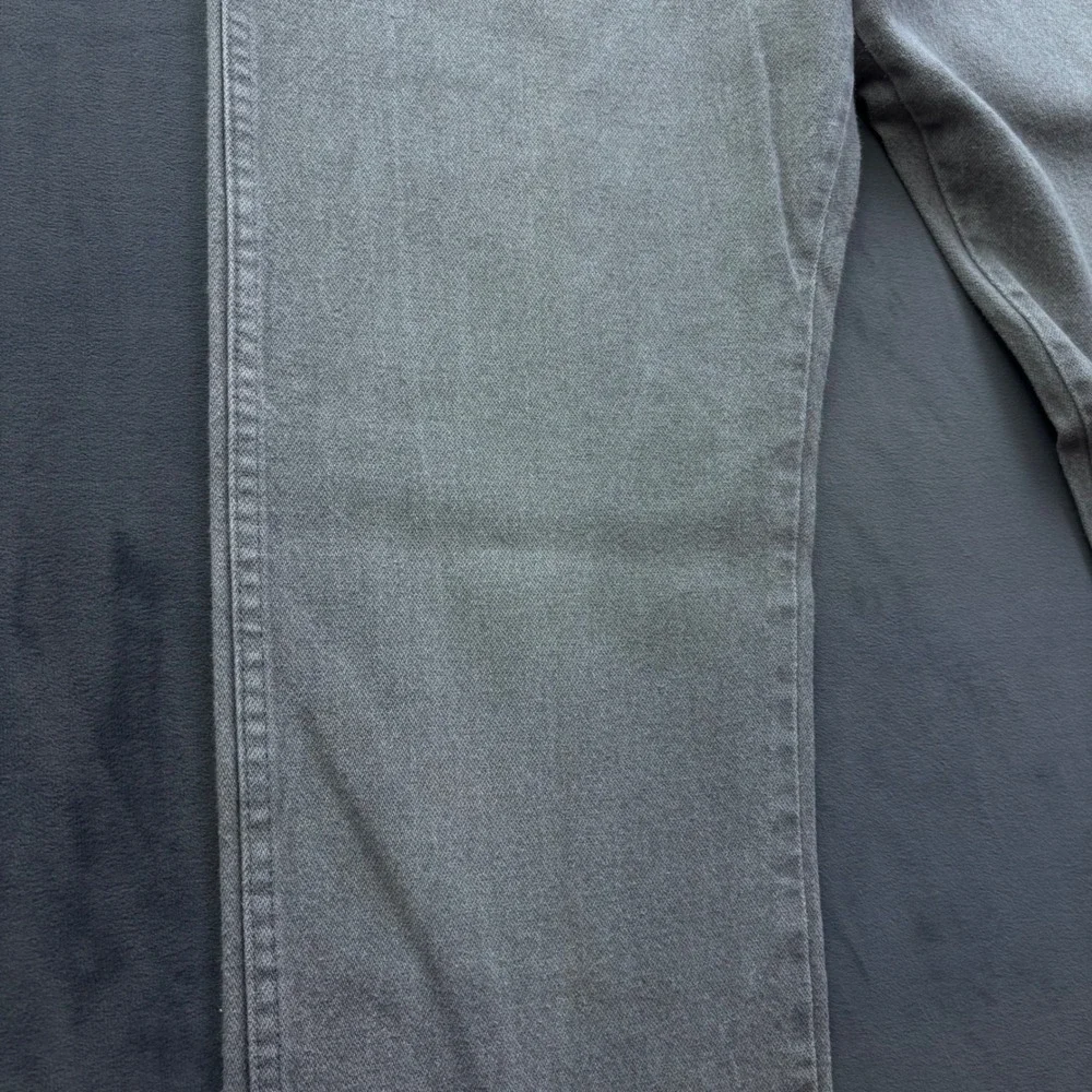 Wrangler 13MWZPG Cowboy Cut Jeans Mens 36x36 Gray Straight Leg Denim Made in USA